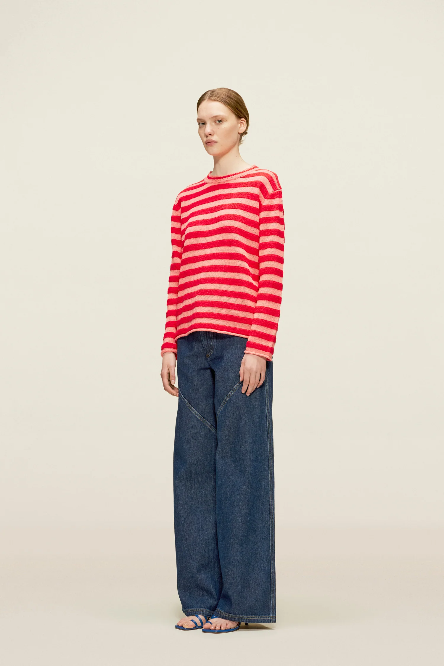 Tatiana Knit Sweater Red Pink - Image 3
