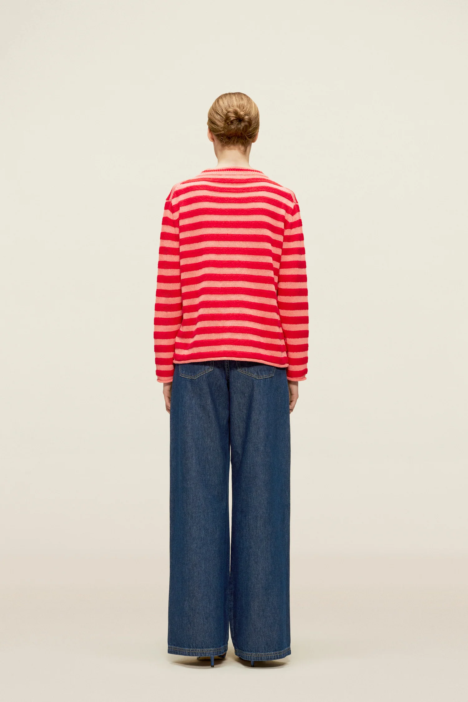 Tatiana Knit Sweater Red Pink - Image 4